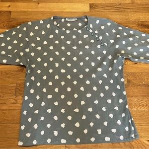 Vintage JAEGER London Spotted Blouse Shirt Size 34" Made in Great Britain